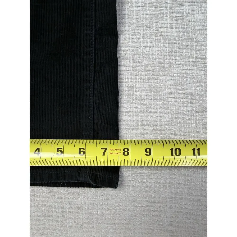 J.Crew 770 Straight Corduroy Pants Men’s 34x32 Black 5 Pocket Stretch